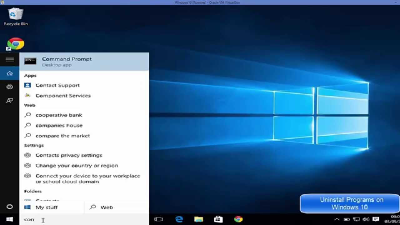How To Delete Applications Windows