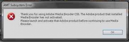 Adobe Media Encoder Problems